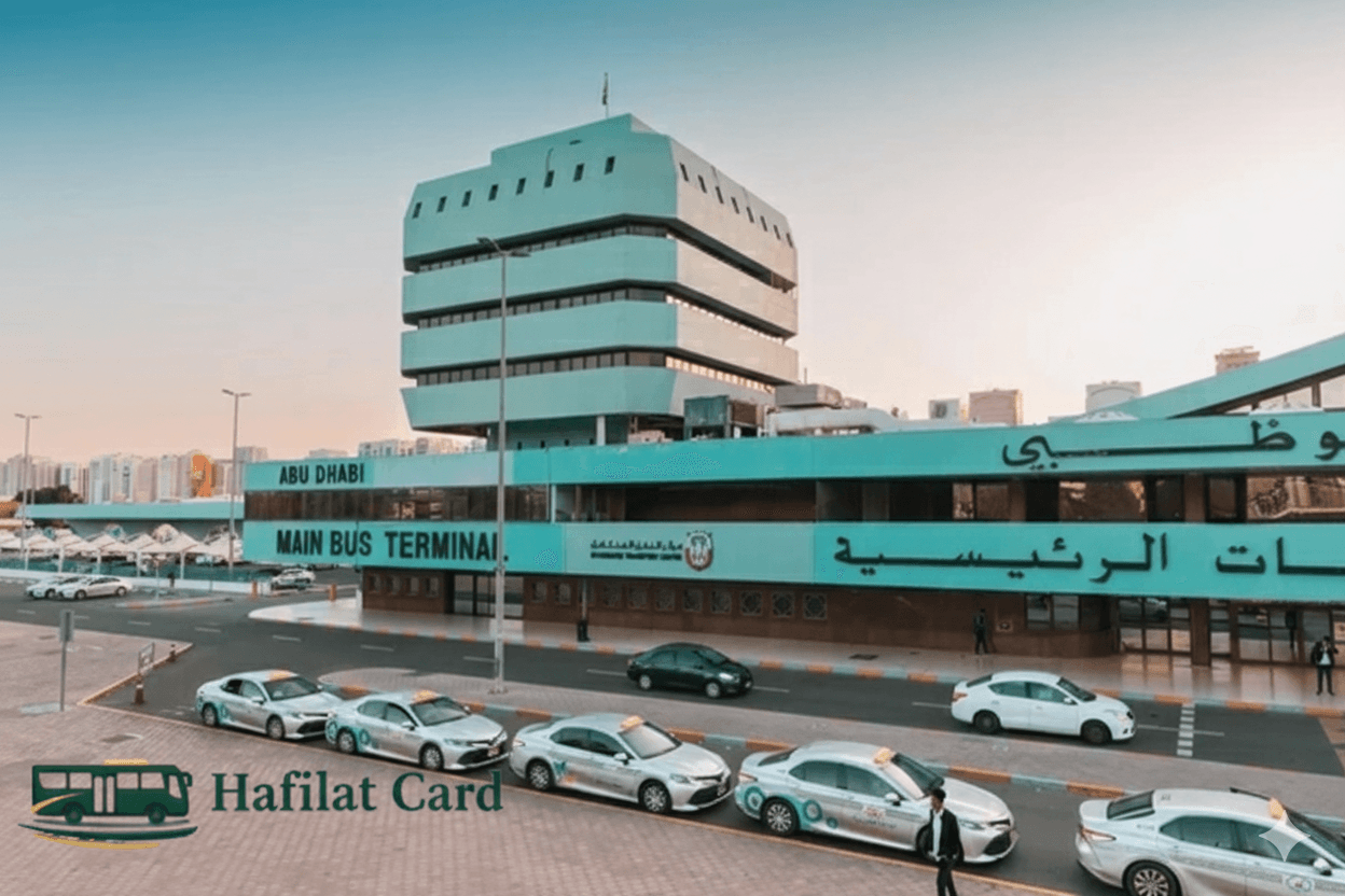 New resident using a Hafilat Card on an Abu Dhabi public bus